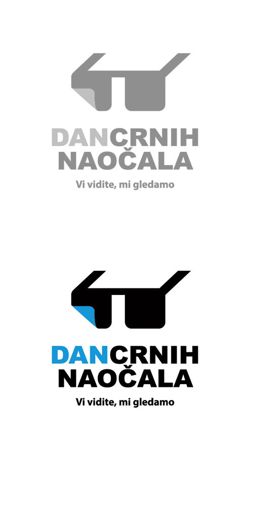 Dan Crnih Naočala - dizajn logotipa Bernardić studio