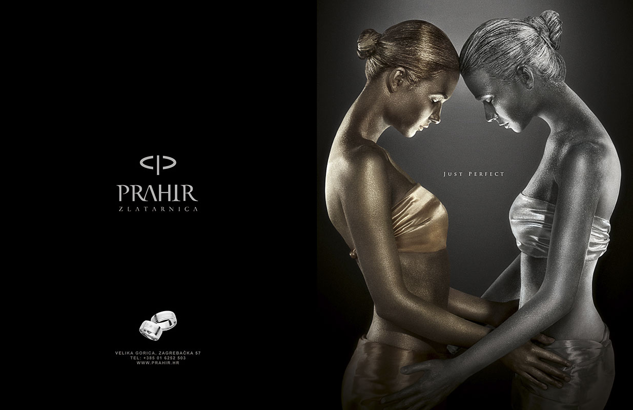 Dizajn oglasa kampanje Prahir zlatarnice Bernardić studio