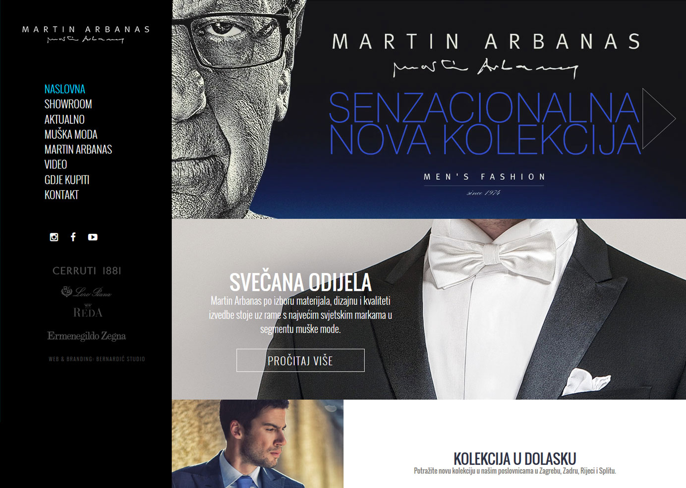 Gestaltung und Erstellung der Webseite - Martin Arbanas - BERNARDIĆ STUDIO