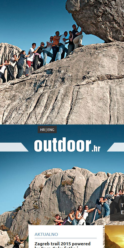 Dizajn i izrada web stranice - OUTDOOR.HR - BERNARDIĆ STUDIO