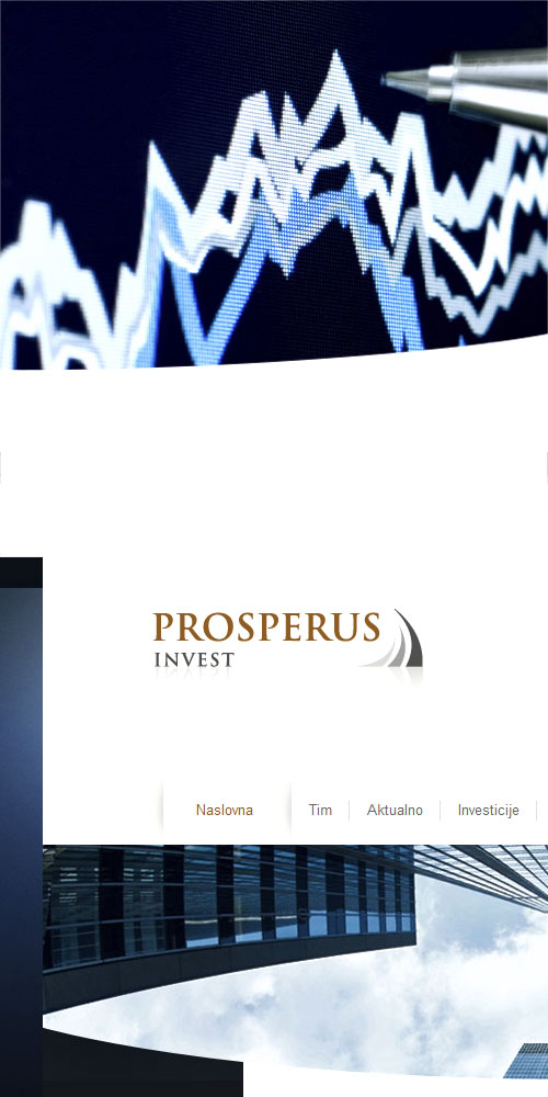 Izrada web stranice Prosperus Invest - Bernardić studio