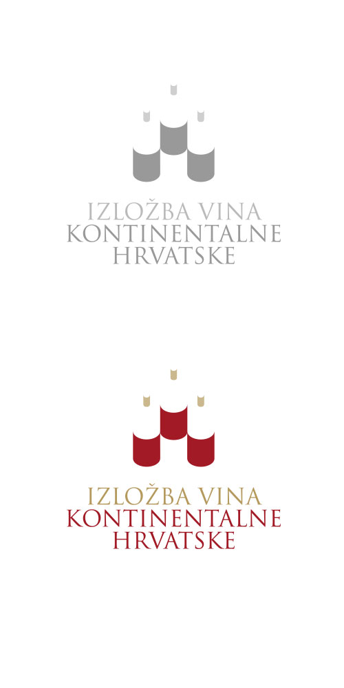 Dizajn logotipa vizualnog identiteta Izložbe vina kontinentalne Hrvatske