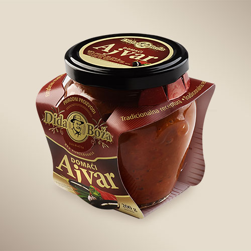 Packaging design for a series of jam and spread products Dida Boža - BERNARDIĆ STUDIO