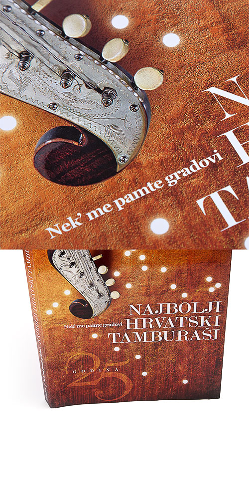 Design of the monograph  25 years of the Best Croatian Tamburitza Players - Zlatni dukati