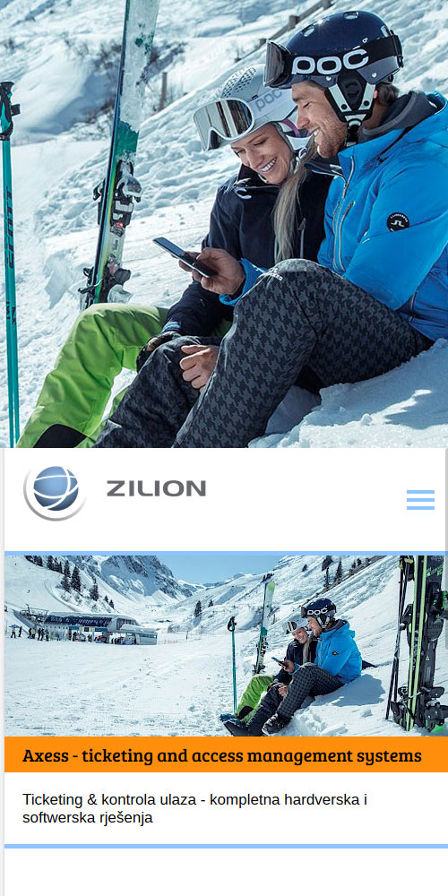 ZILION / Gestaltung und Erstellung der Webseite